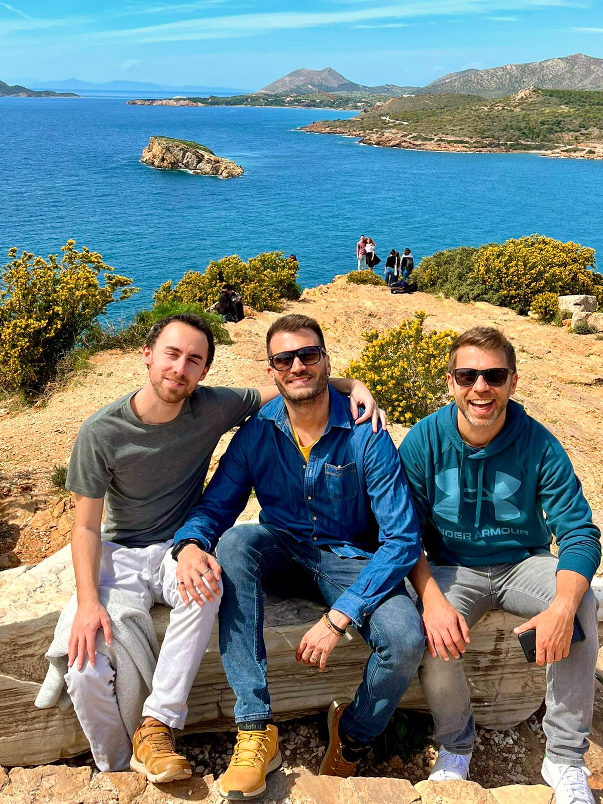 Equipo de Secrets of Greece de ruta por las islas